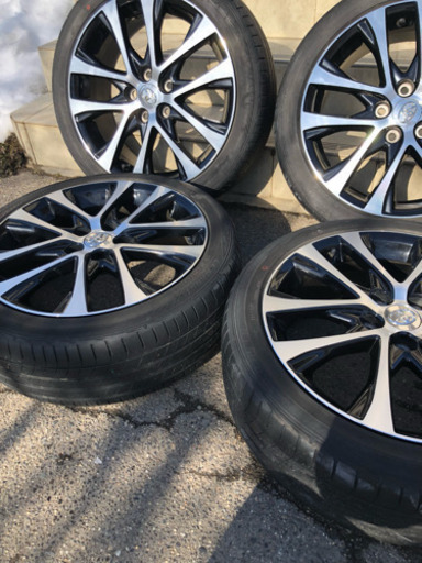 エスティマ純正ホイール ルマンV 215/45/r18 4本