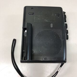 値下げ★中古★SONY　ソニー　カセットプレーヤー　黒　TCM-47　通電確認ＯＫ　ジャンク品の画像