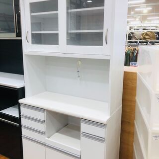 2枚扉　ホワイトレンジボード入荷