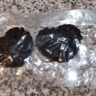 ヒールアクセサリー ブラック ハートの画像