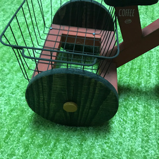花かご飾り三輪車の画像