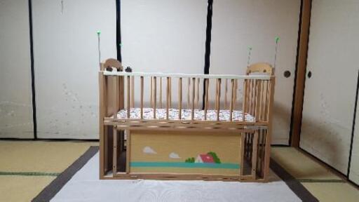 ベビーベッド　石崎家具　スリーピーシリーズ