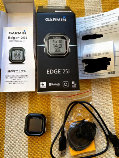 【美品/取引終了】GARMIN EDGE25J セット