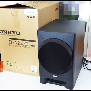 展示品 ONKYO SL-A250 アンプ内蔵サブウーファー ブ...