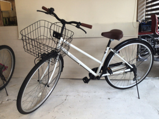 タケハズ様 シティサイクル ホワイト 27インチ 27インチ シティーサイクル 販売 ホワイト タケハズ様 シティサイクル