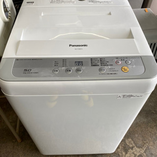 万代店　美品★中古☆ Panasonic 5kg 清潔にする3つの槽洗浄機能!! 洗濯機【NA-F50B10】