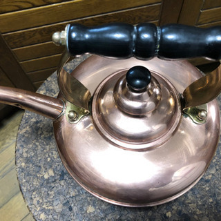 お値下げ　アンティーク　ケトル　銅 やかんの画像