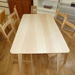 k129☆イケア☆IKEA☆ダイニングテーブル5点セット☆テーブル＋椅子4脚☆近隣配達、設置可能
