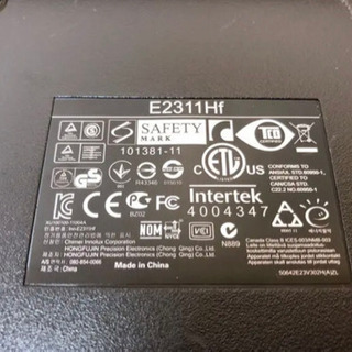 ② DELL 2012年製 E2311Hf 23型ワイド液晶モニタ【C6-122】の画像