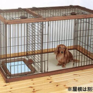 ペティオ　犬　ケージ　躾　犬小屋