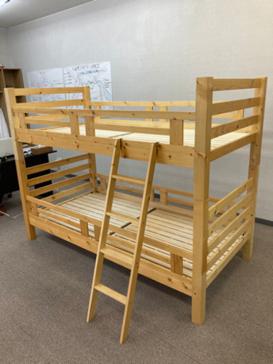 ほぼ未使用の２段ベッドです！
