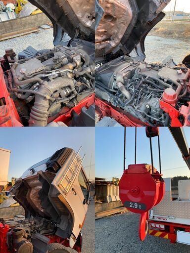 日野 レンジャー LKG-FE7JKAA セルフローダー UNIC付き ローダー 最大積載量6,600kg 平成24年 LED 花見台