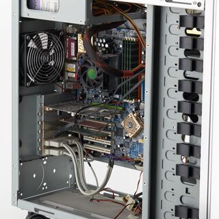 【￥0】 クーラーマスター CM スタッカー STC-T01-UW シルバー/ブラック アルミ ATX フルタワーケース CoolerMaster CM Stackerの画像