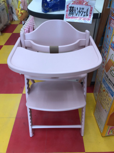 きっずえんじぇる南町田店　大和屋　アッフルチェア　木製ハイチェア