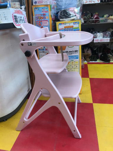 きっずえんじぇる南町田店　大和屋　アッフルチェア　木製ハイチェア