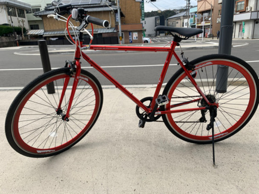 自転車(赤) 空気入れ付き