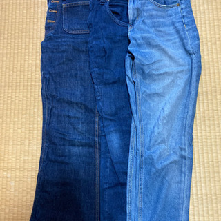 66〜67サイズ デニム3本セット(1つLサイズ表記)