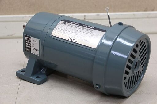 Nissei ニッセイ ギアモータ- 小型シリーズ Gタイプ 平行軸 GLM-18 0.2KW　4POLES(D3808awxY)