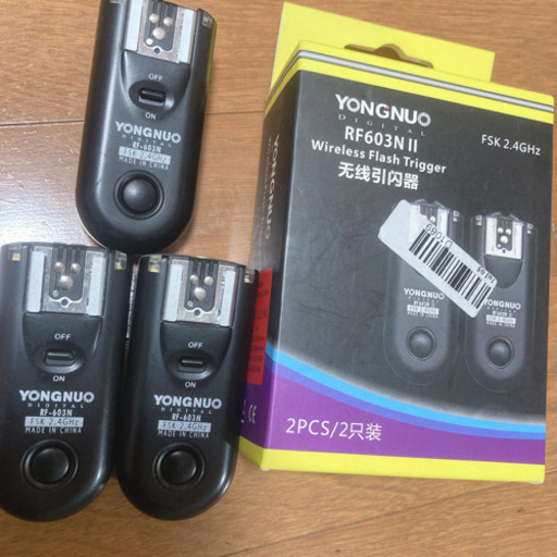 YONGNUO RF603N フラッシュトリガー　5個