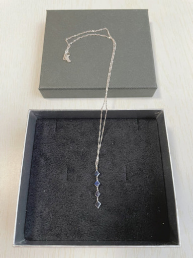 ネックレス　K18WGITALY アコヤ真珠　7ミリ珠ペンダント