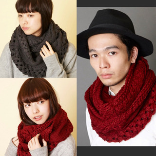 美品！スヌード　ユニセックスの画像