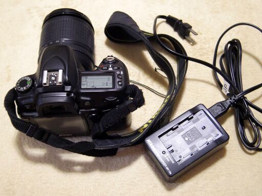 【ジャンク品】Nikon D80 本体と充電器\u0026バッテリーのみ