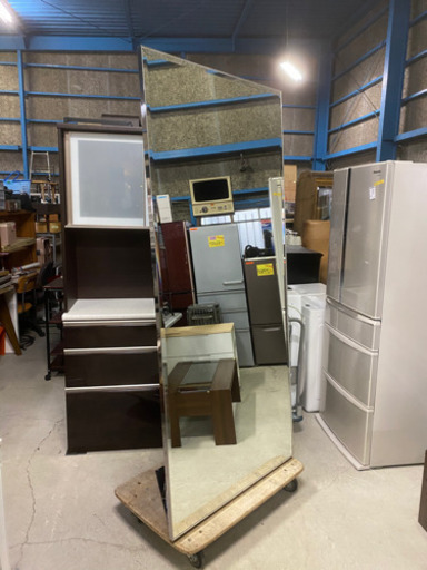 ゴルフ、ダンス、野球などのフォームチェックに!!特大鏡 姿見 スイングチェックミラー