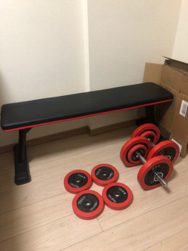 ダンベル60kg ベンチ　irotec