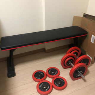 ダンベル60kg ベンチ　irotec