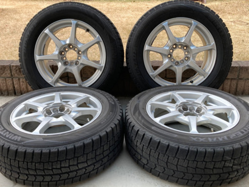 深溝215/60R 16 スタッドレス中古4本セット　ダンロップ WM 02  2016年製