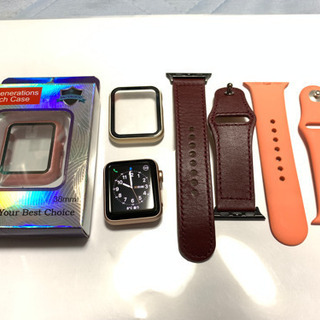 Apple watch season3 38mm セルラーモデル ゴールド 中古