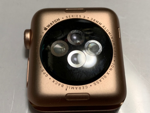 Apple watch season3 38mm セルラーモデル ゴールド 中古