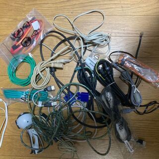 LANケーブル、VGA,DVIなど色々と（ジャンク扱い）