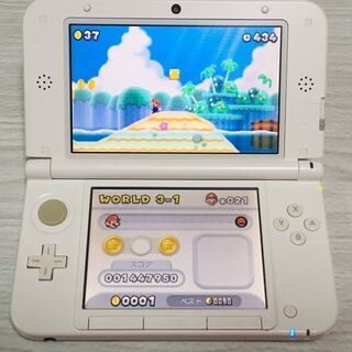 ■とびだせどうぶつの森パック　任天堂　3DS本体LL ソフト3本付きマリオの画像