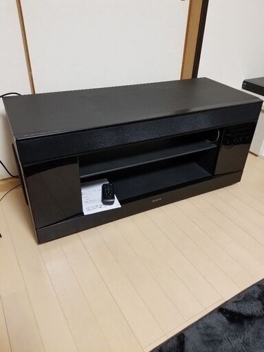 ４０型液晶テレビ、レコーダー、シアターラックの３点セット（条件有り）