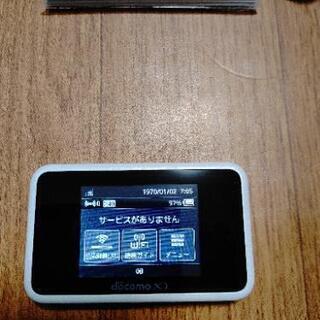 docomo Wi-Fi STATION HW-02G クレードル付属