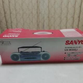 新品　ダブルラジオカセットレコーダーの画像