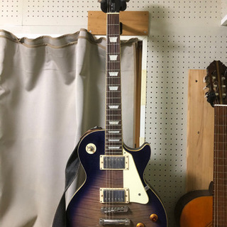 エピフォン　レスポールスタンダード　青