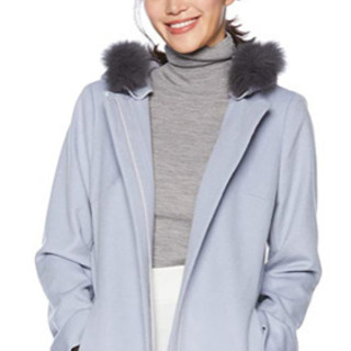 お値下げ♪♥️3way ブランドコート♥️アンゴラ混ウール/フォックスファー♥️の画像