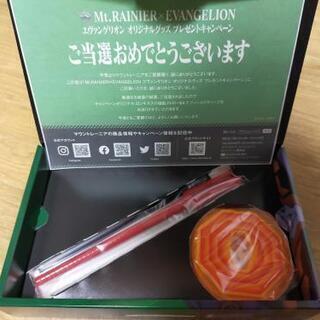 マウントレーニア　エヴァコラボ　ストロー&キャップ