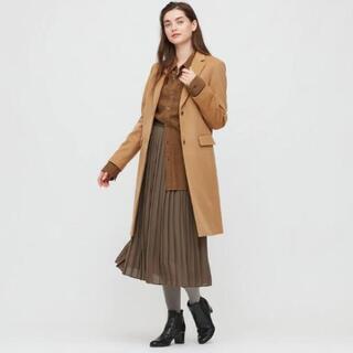 美品　Mサイズ　UNIQLO　ウールカシミヤチェスターコート