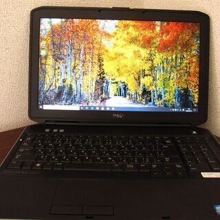 メモリー8G増設・SSD 256G（爆速）※仙台市内無料配達。※ソフトウェア最新状態 DELL Latitude E5530/Core i5 3320M 2.60GHz/15.6インチ