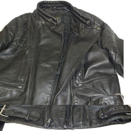 OPEN ROAD 本革 レザー 革ジャン ライダースジャケット 44 90's