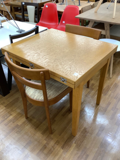 ダイニング3点セット　エクステンションテーブル