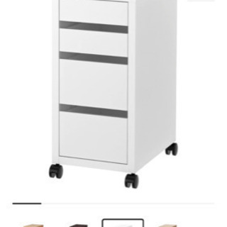 IKEA ミッケ　デスク、引き出し、チェア　3点セット