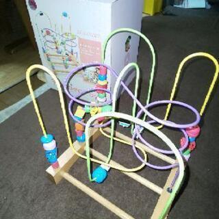 使用回数少なく美品⭐︎Wooden toys くねくねラージ（海）の画像