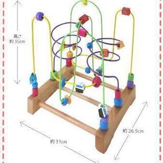 使用回数少なく美品⭐︎Wooden toys くねくねラージ（海）の画像