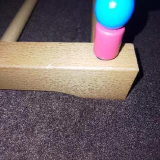 使用回数少なく美品⭐︎Wooden toys くねくねラージ（海）の画像