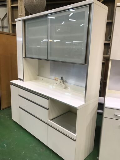 【愛品館八千代店】パモウナ　スライド扉キッチンボード【愛八KT】
