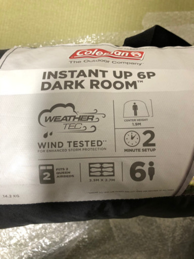 Coleman テント　INSTANT UP 6P FARK ROOM コールマン  テント